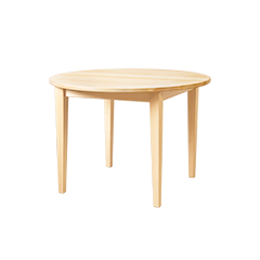 ラウンドテーブル 上質な国産無垢材のダイニングテーブル すこやかな無垢の家具 Xyl キシル